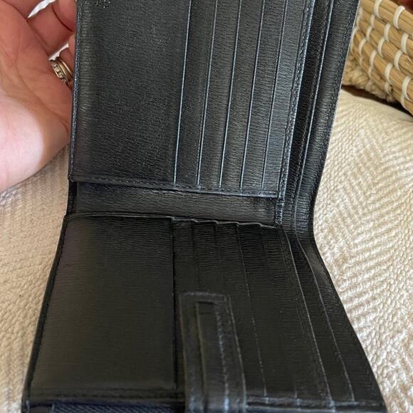 gucci unisex wallet G mark canvas & leather vintage authentic - Picture 8 of 12